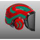 Casque intÃ©gral forest visiÃ¨re f39