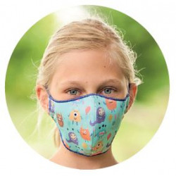 MASQUE ENFANT TISSU REVERSIBLE