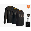 LOT DE 3 TOUTES SAISONS SWEAT TEESHIRT DEBARDEUR AVEC SAC