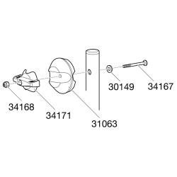 HangOn 972, molette de serrage