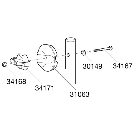 HangOn 972, molette de serrage