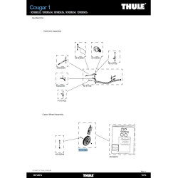 ROUE KIT POUSSETTE COUGAR 1