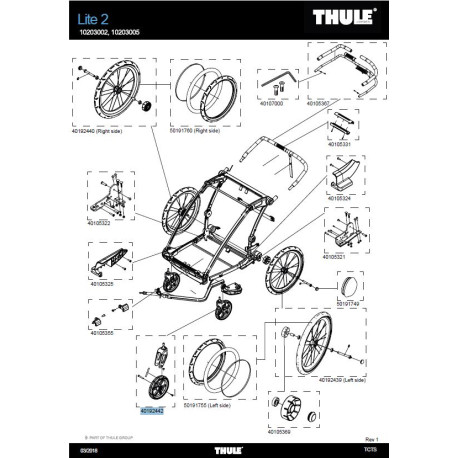 ROUES KIT POUSSETTE