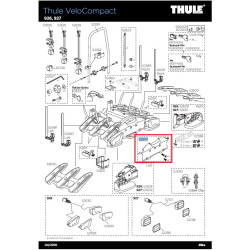 SUPPORT PLAQUE IMMATRICULATION VELOCOMPACT