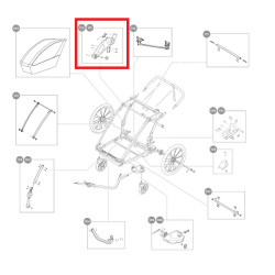 LIAISON PLASTIQUE BRAS SUP ET VERTICAL COTE GAUCHE LITE