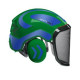 Casque intÃ©gral forest visiÃ¨re f39
