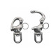 QUICK RELEASE SNAP SWIVEL EYE INOX SIZE 3 POLI