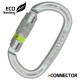 MOUSQUETON I-OVALONE TWIST LOCK ALU ECO FINISH