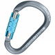 MOUSQUETON HMS TWISTLOCK CYAN