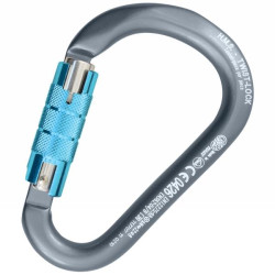 MOUSQUETON HMS TWISTLOCK CYAN