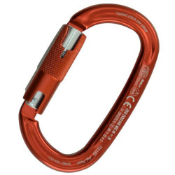 MOUSQUETON OVALONE ALU ROUGE RISE LOCK