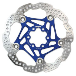 disque flotant ELVEDES ROTOR BLUE Ã160MM