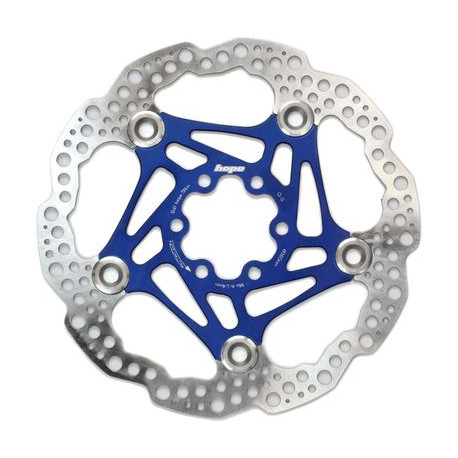 disque flotant ELVEDES ROTOR BLUE Ã160MM