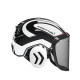 CASQUE INTEGRAL ARBORIST VISIERE F39 Noirblanc 319