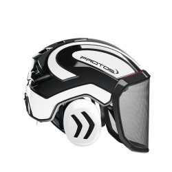 CASQUE INTEGRAL ARBORIST VISIERE F39 Noirblanc 319