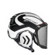 CASQUE INTEGRAL ARBORIST VISIERE F39 Noirblanc 319