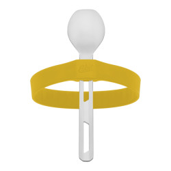 SET DE COUVERTS ACIER INOX POUR THERMOS ALIMENTAIRE JAUNE