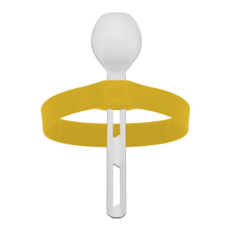 SET DE COUVERTS ACIER INOX POUR THERMOS ALIMENTAIRE JAUNE