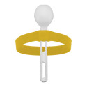 SET DE COUVERTS ACIER INOX POUR THERMOS ALIMENTAIRE JAUNE