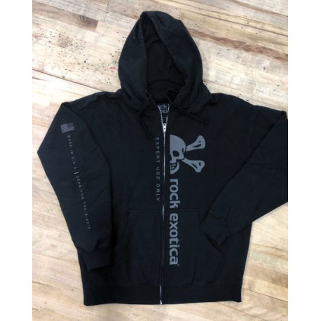 SWEAT SHIRT HALF SKULL HOODIE