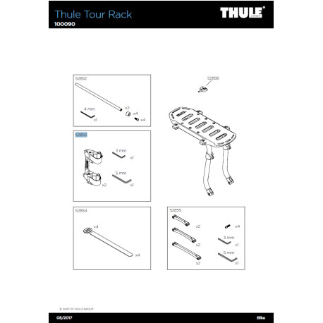 FIXATIONS CADRE TOUR RACK