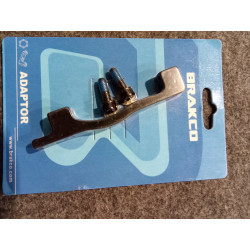 ADAPTATEUR DE FREIN NOIR PM TO PM 160 TO 203MM