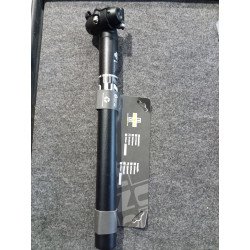 TIGE DE SELLE ALU NOIR SATINE D31.6 LG350