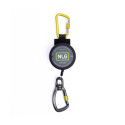 Heavy Duty Retractable Lanyard, Double Carabiner