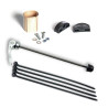 Kit arriÃ¨re axe rapide 5mm qr skewer 10x135