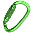MOUSQUETON OVALONE DNA ALU VERT TWISTLOCK