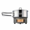 POPOTTE RONDE RECHAUD COMBUSTIBLE SOLIDE ( CS1000ST )