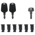6 LOCKS ONE KEY SYSTEM