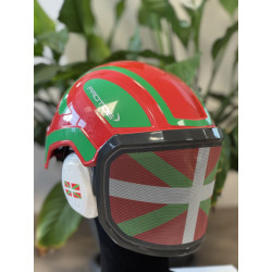 Casque intgral arborist visire f39 Pays basque