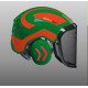 Casque intÃ©gral forest visiÃ¨re f39