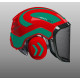 Casque intÃ©gral forest visiÃ¨re f39