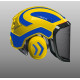 Casque intÃ©gral forest visiÃ¨re f39