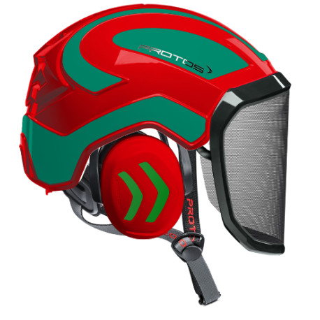 Casque intÃ©gral arborist visiÃ¨re f39
